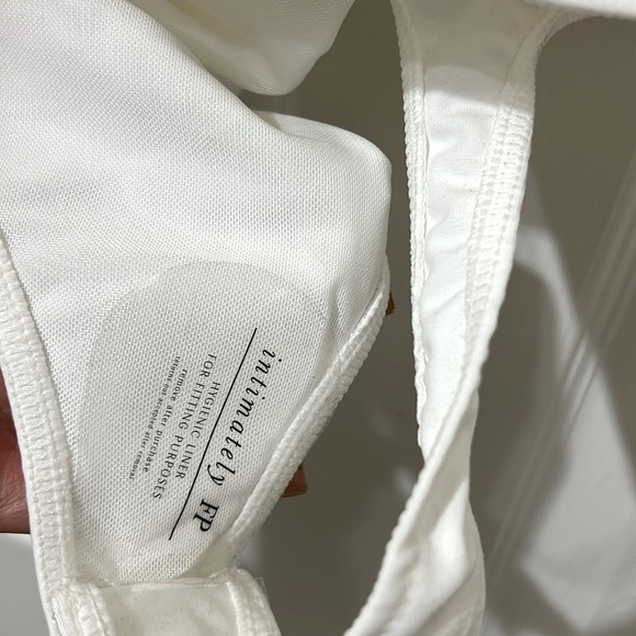 Free People Intimately, Pretty Petals Bodysuit in Ivory, Small, NWOT - Picture 10 of 11